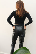 Load image into Gallery viewer, The Leather Flare Pants